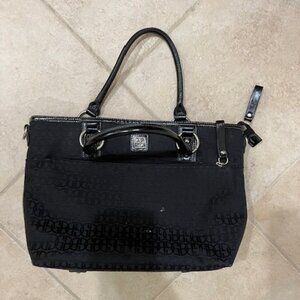 Giani Bernini Black Block Signature Tote